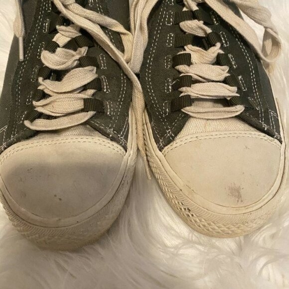 Zara Kids Sneakers 37 Laces Green - Picture 2 of 7